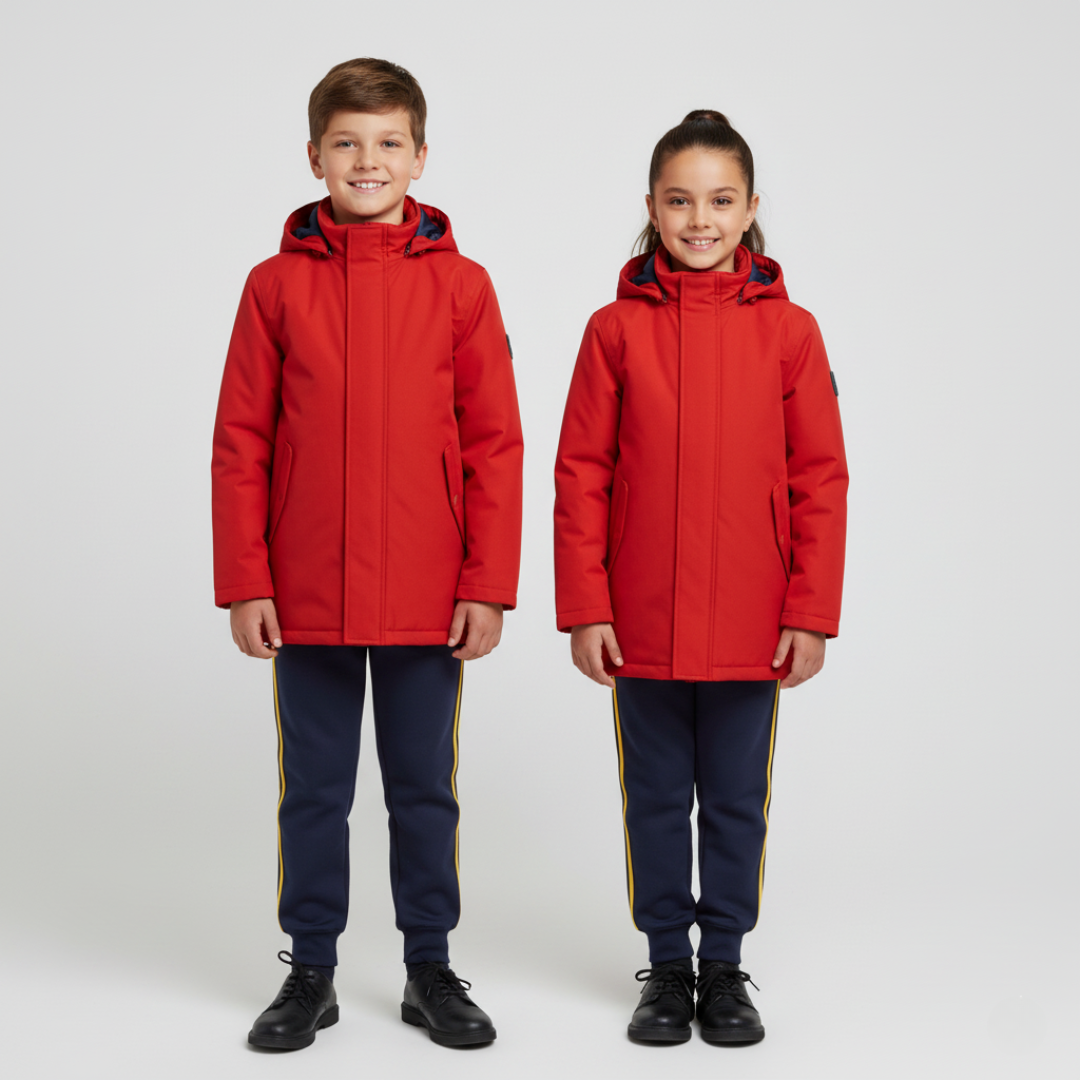 Parka Niño/Niña America Acolchada Impermeable