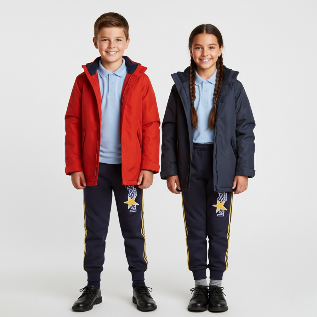 Parka Niño/Niña America Acolchada Impermeable