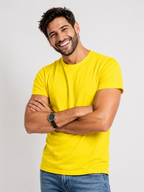 Polera Lisa Premium 100% Algodón 150 g/m² Modelo Atomic