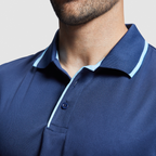 Polera Piqué Hombre Tejido Transpirable 100% Poliéster