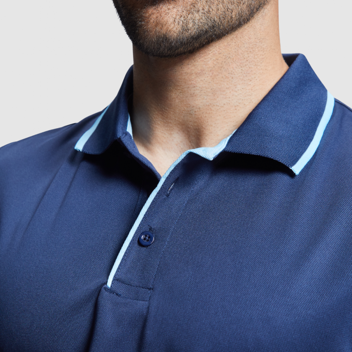 Polera Piqué Hombre Tejido Transpirable 100% Poliéster