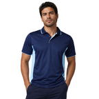 Polera Piqué Hombre Tejido Transpirable 100% Poliéster