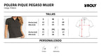 Polera Pique Mujer Premium Blanco Tallas S-2xl