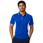 Polera Piqué Hombre Tejido Transpirable 100% Poliéster