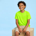 Polera Montecarlo Deportiva Niño Control Dry + UV 150 g/m² – Educación Física y Deportes