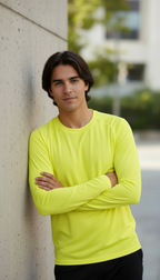 Polera Hombre Deportiva 100% Algodón M/L Tallas S-2xl