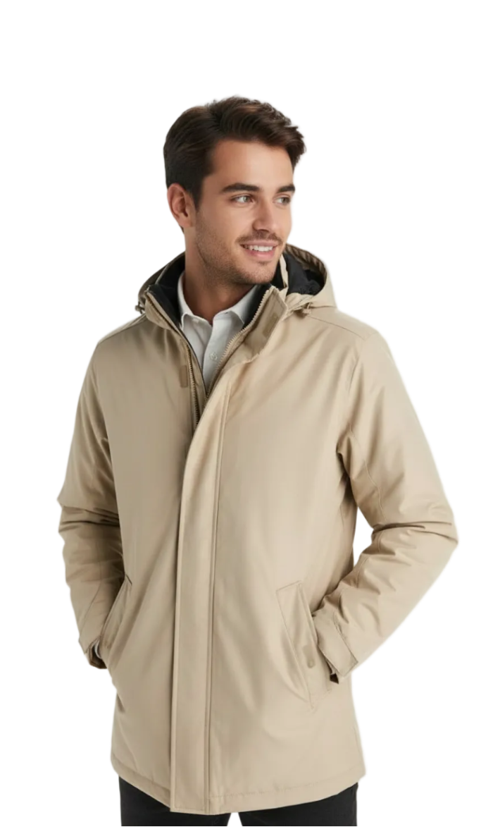 Parka Hombre Impermeable Cortavientos America Tallas S-3xl