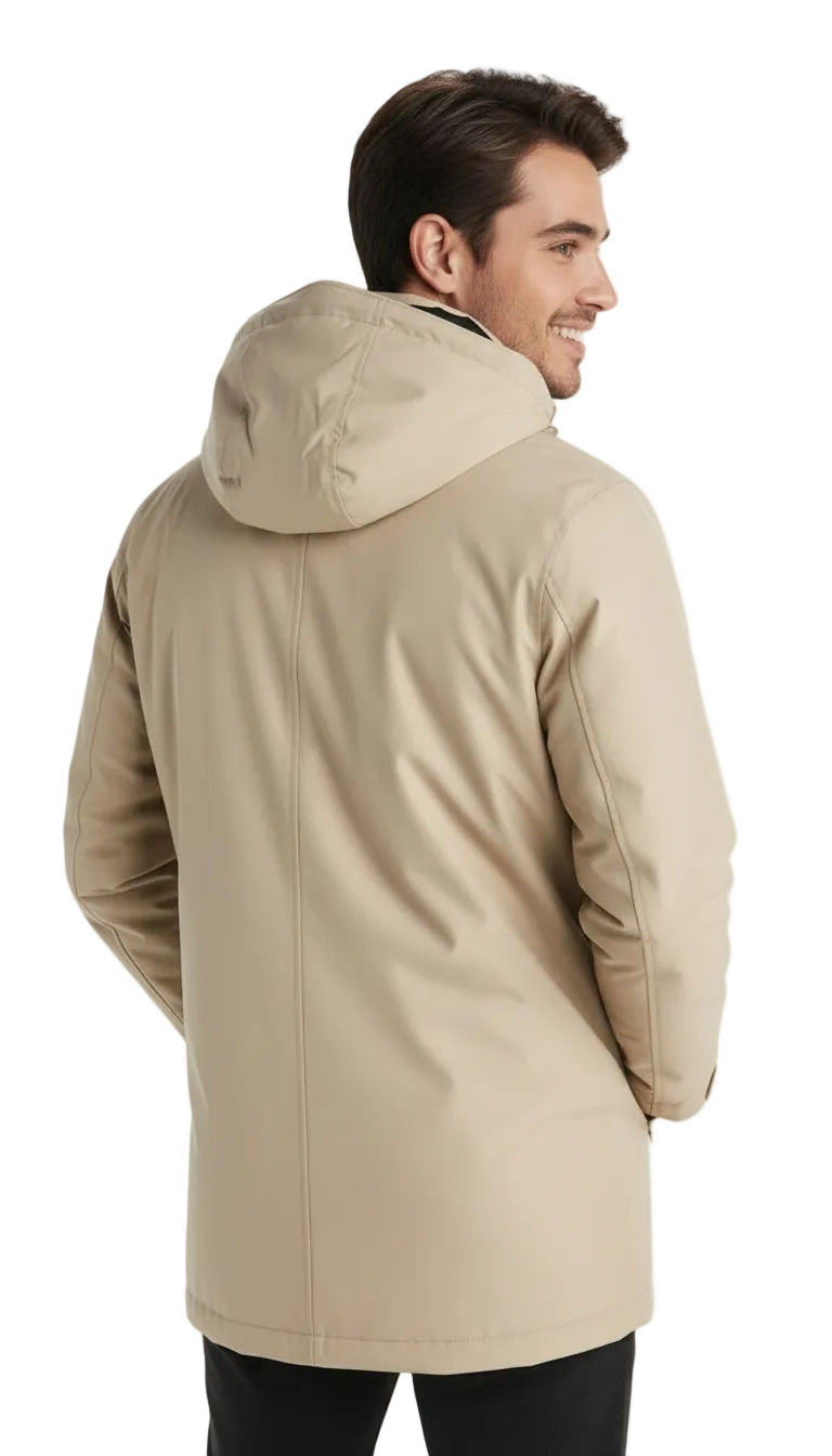 Parka Hombre Impermeable Cortavientos America Tallas S-3xl