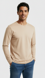 Polera Hombre Premium 100% Algodón M/L Tallas S-2xl