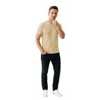 Polera Lisa Premium 100% Algodón Europeo Sin Logos Cuello Redondo Manga Corta