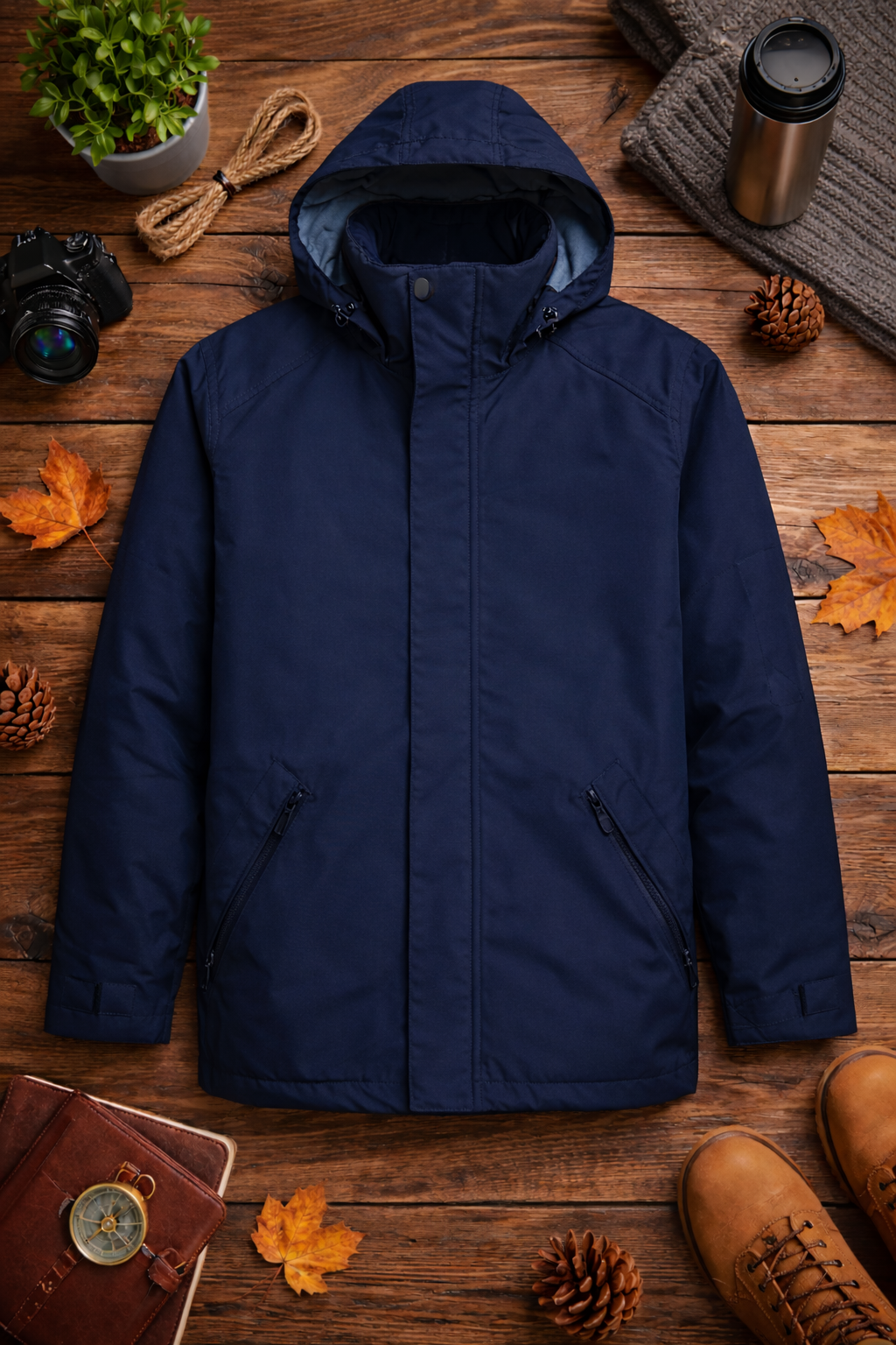 Parka Impermeable Europa Niño/Niña Acolchada