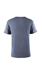 Polera Hombre Premium Husky 100% Algodón Efecto Jeans Tallas S-2xl