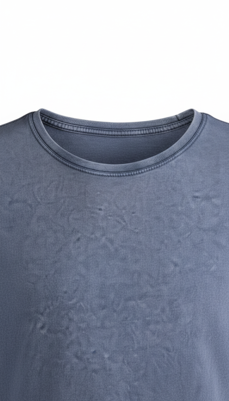 Polera Hombre Premium Husky 100% Algodón Efecto Jeans Tallas S-2xl