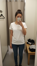 Polera Mujer Bali Lisa Algodón Entallada Uso Diario O Estampar