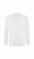 Polera Hombre Premium 100% Algodón M/L Blanca Talla 3xl