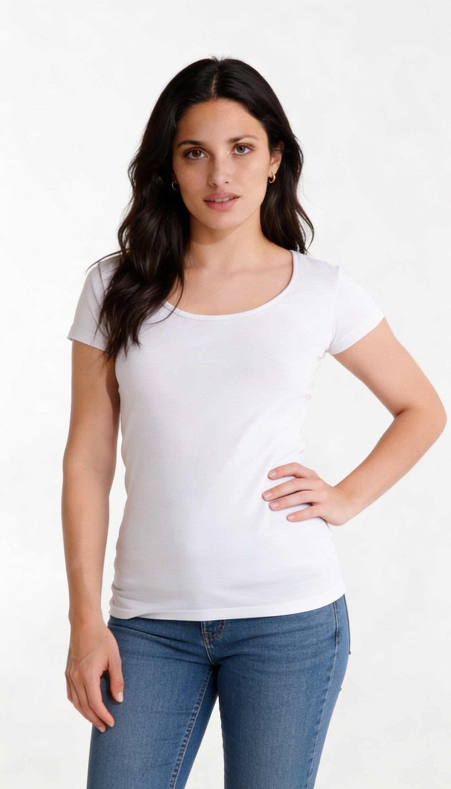 Polera Premium Mujer, Algodón 100%, Suave, Escote Redondo