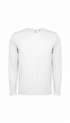 Polera Hombre Poliéster Manga Larga Tallas S-3xl
