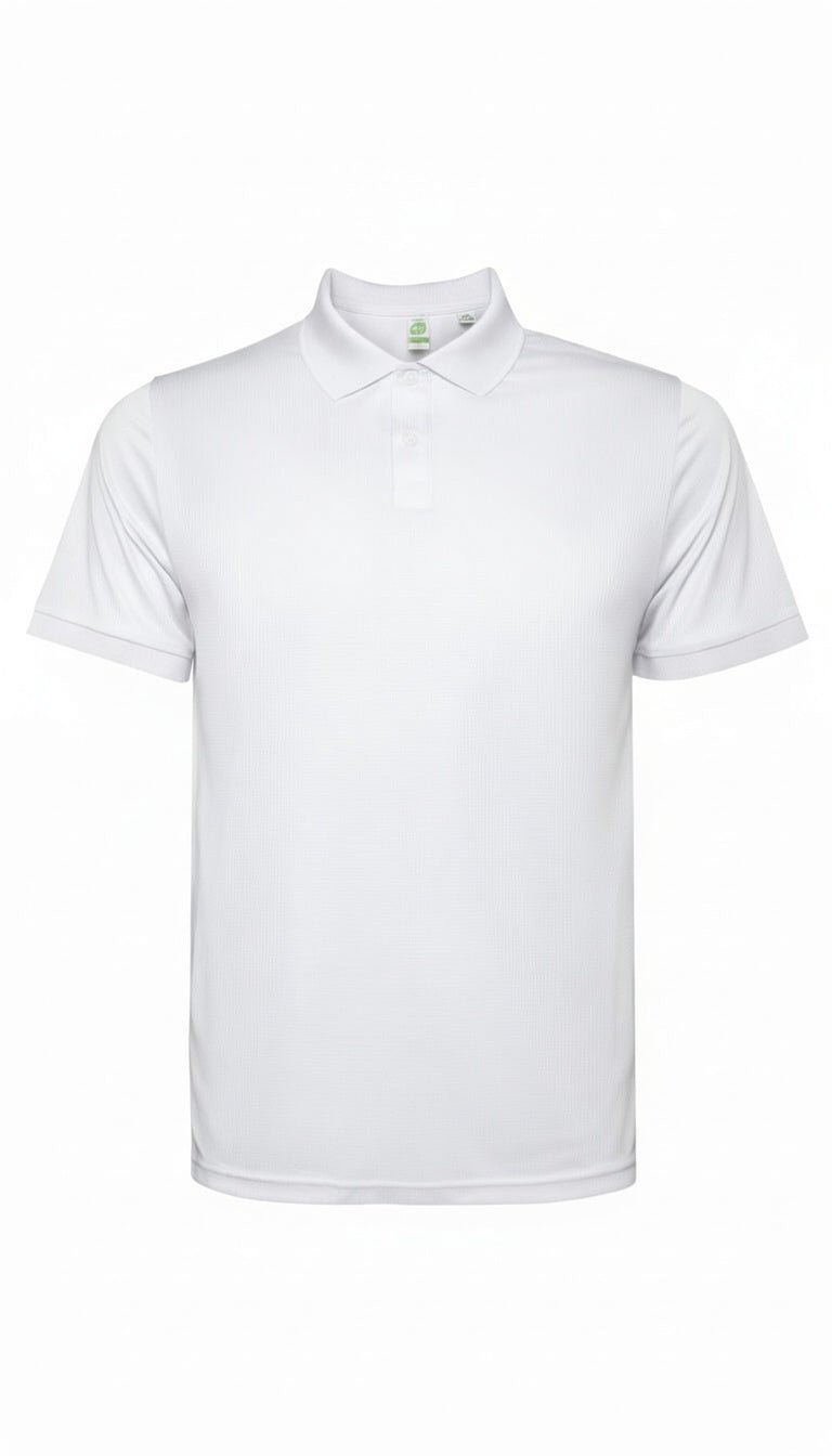Polera Piqué Hombre Manga Corta Cuello Polo