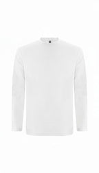 Polera Hombre Premium 100% Algodón M/L Blanca Talla 3xl