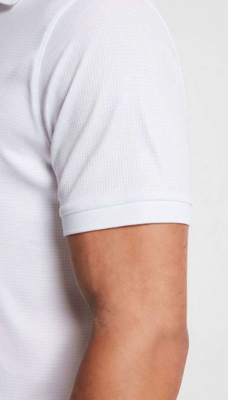 Polera Piqué Hombre Manga Corta Cuello Polo