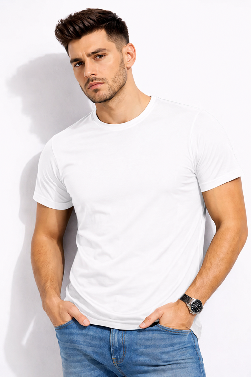 Polera Hombre Dogo Premium 100% Algodón 165g – Lisa para Estampar (S a 3XL)
