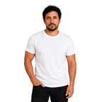 Polera Lisa Premium 100% Algodón Sin Logos Cuello Redondo Manga Corta ideal para uso diario, uniformar y/o estampar