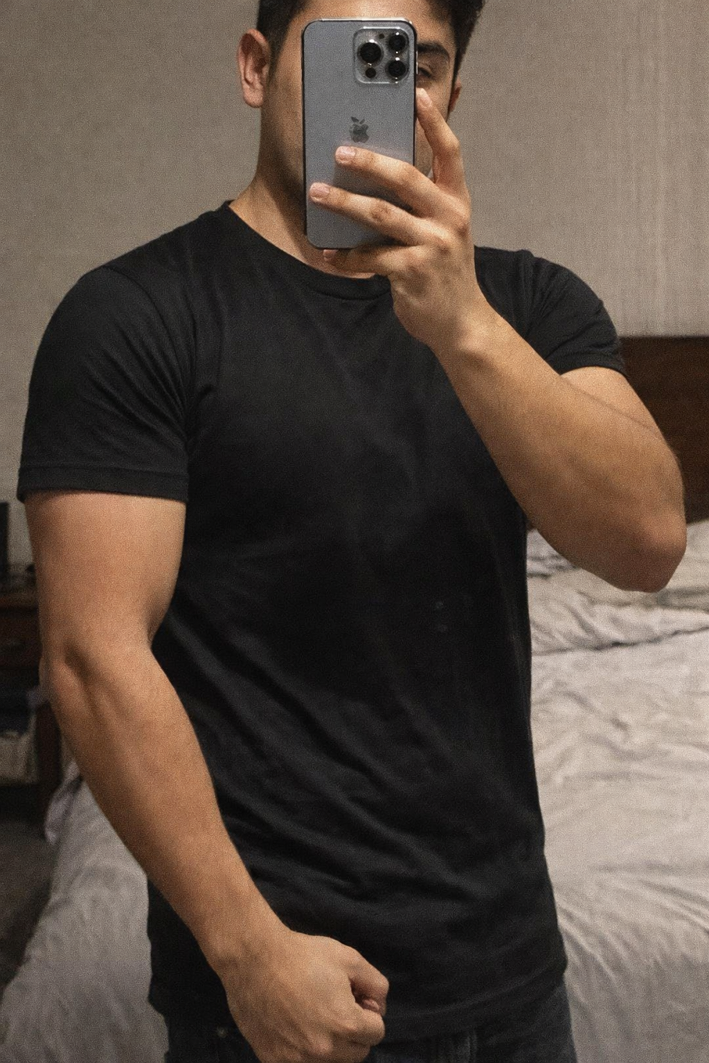 Polera Lisa Premium 100% Algodón 150 g/m² Modelo Atomic