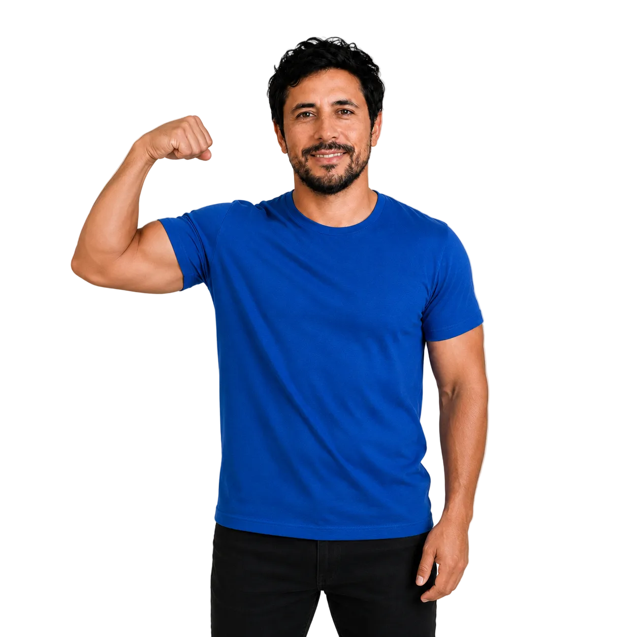 Polera Lisa Premium 100% Algodón Sin Logos Cuello Redondo Manga Corta ideal para uso diario, uniformar y/o estampar