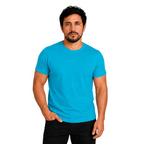 Polera Lisa Premium 100% Algodón Europeo Sin Logos Cuello Redondo Manga Corta