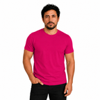 Polera Lisa Premium 100% Algodón Europeo Sin Logos Cuello Redondo Manga Corta