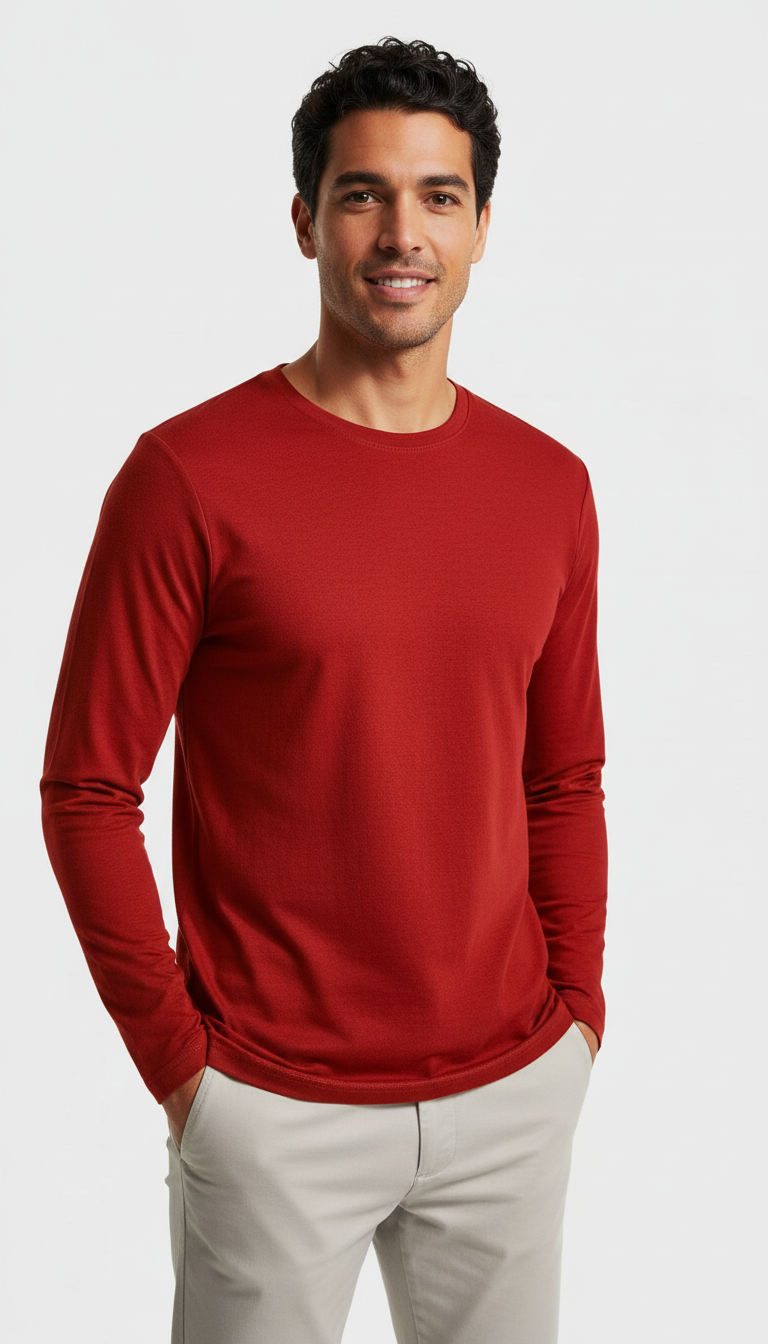Polera Hombre Premium 100% Algodón M/L Tallas S-2xl