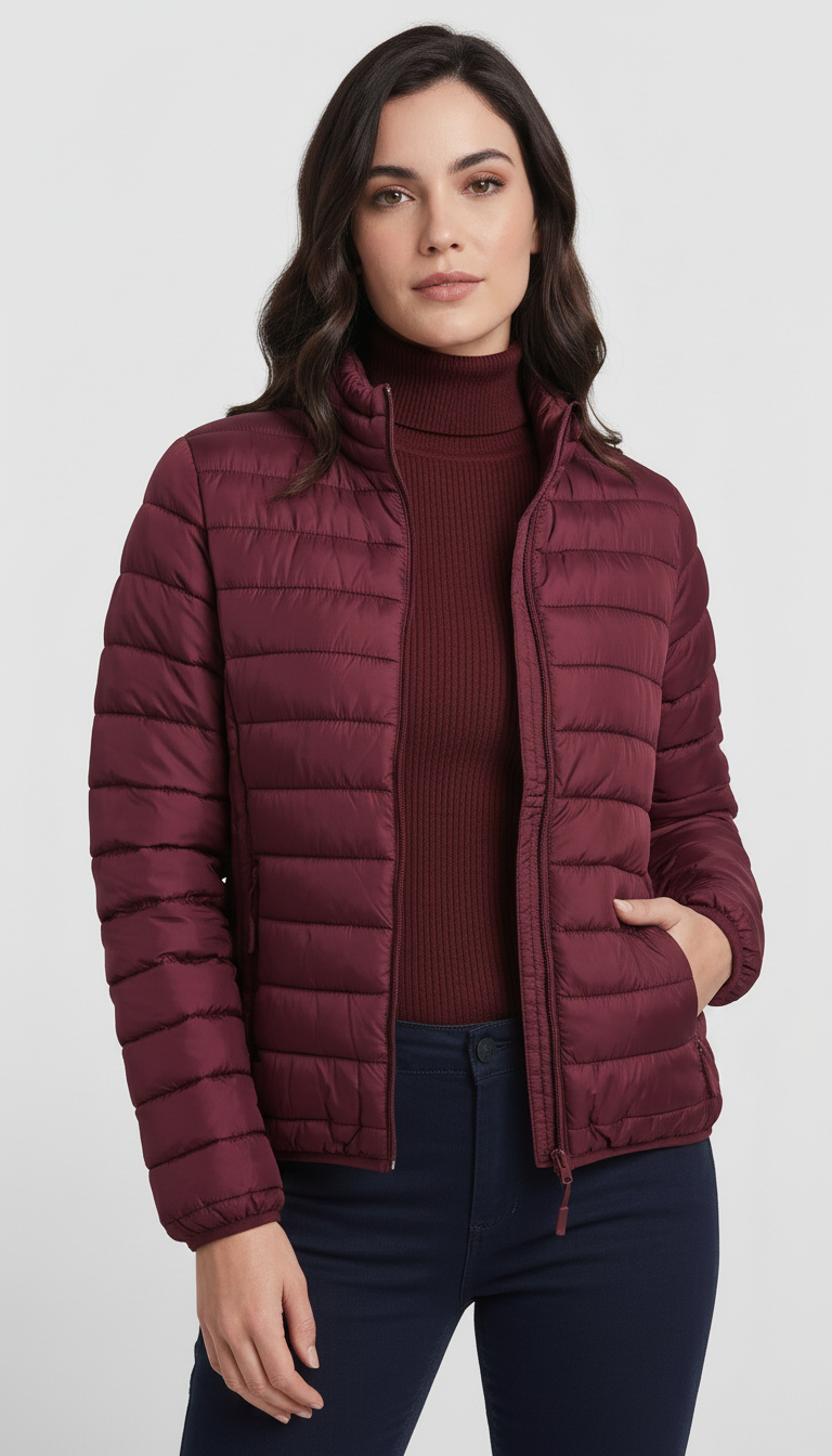 Chaqueta Mujer Impermeable Cortavientos Tallas S-2xl
