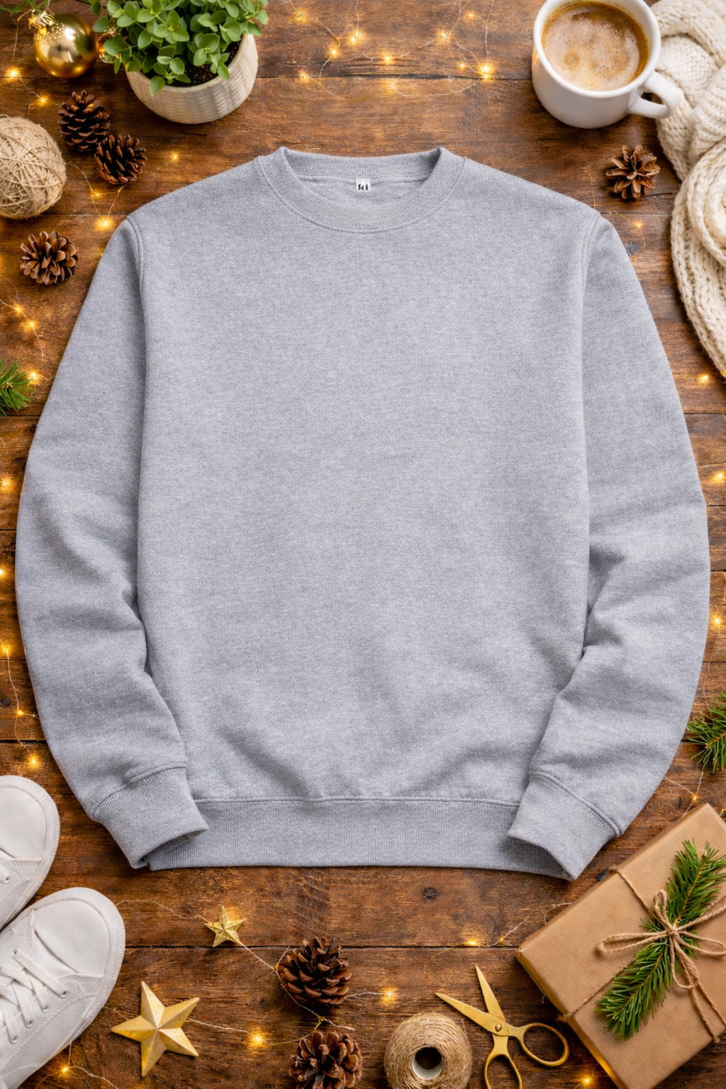Polerón Clásica Niño Liso (Cuello Redondo, Felpa Perchada 280 g/m²)