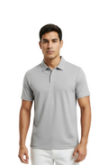 Polera Piqué Hombre Manga Corta Cuello Polo