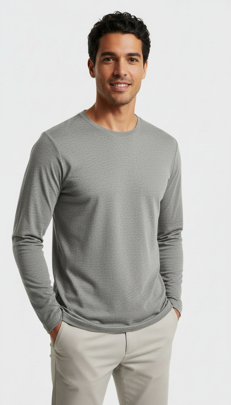 Polera Hombre Premium 100% Algodón M/L Tallas S-2xl