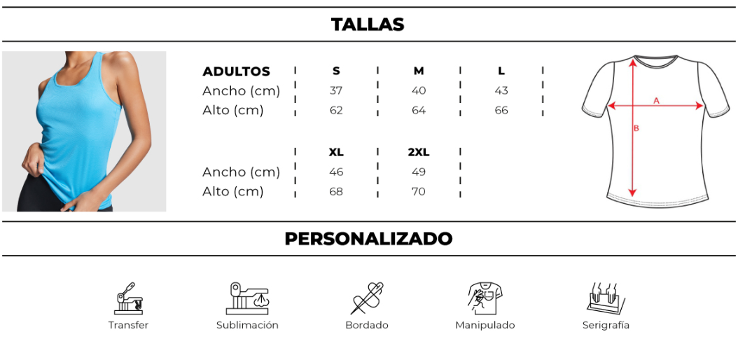 Polera Mujer Shura Para Entrenar En Poliéster 100% Transpirable