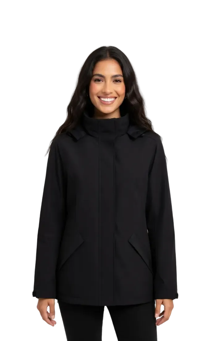 Parka Impermeable Mujer America 100% Poliéster Tallas S-xl