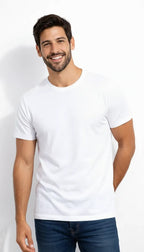Polera Lisa Premium 100% Algodón 150 g/m² Modelo Atomic