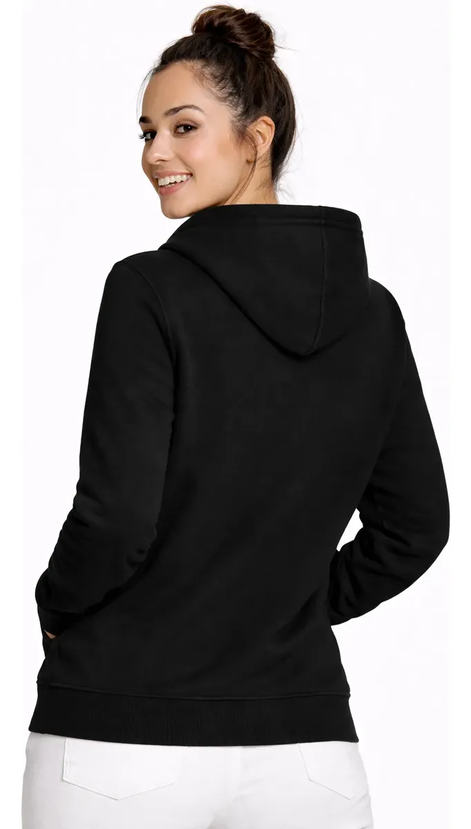 Polerón Mujer Urban Con Capucha Felpa Perchada 280 g/m²