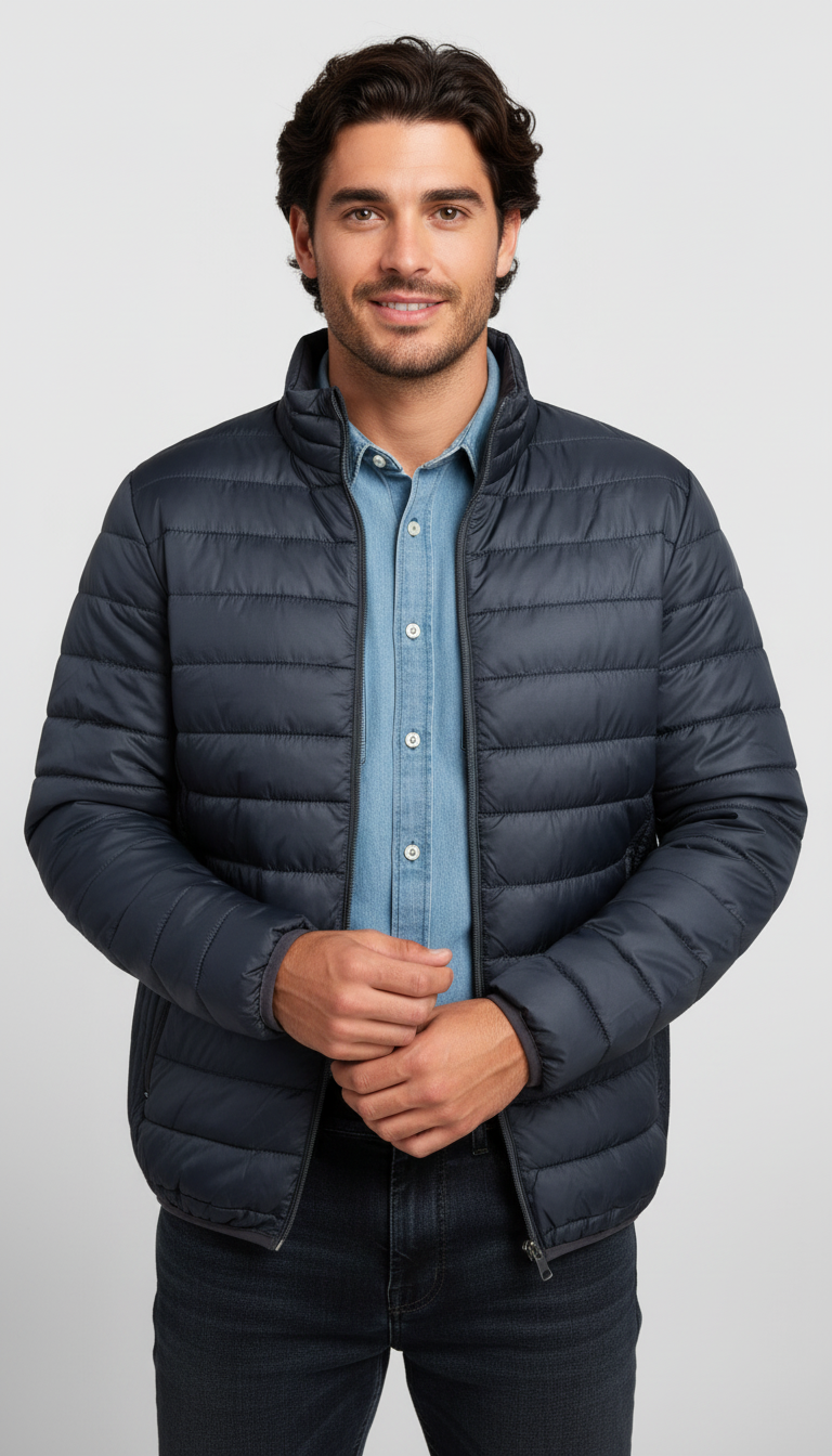 Chaqueta Hombre Impermeable Cortavientos