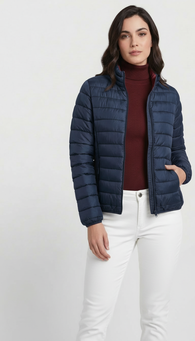 Chaqueta Mujer Impermeable Cortavientos Tallas S-2xl