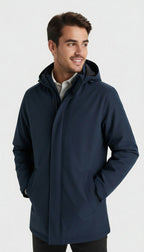 Parka Hombre Impermeable Cortavientos America Tallas S-3xl