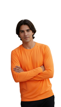 Polera Hombre Deportiva 100% Algodón M/L Tallas S-2xl