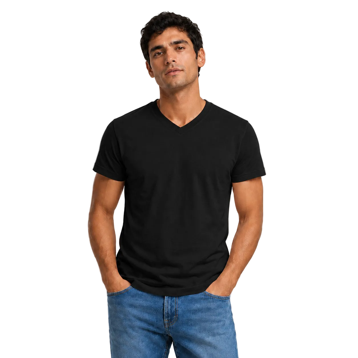 Polera Hombre 100% Algodón Suave, Lisa y Premium S a 3XL