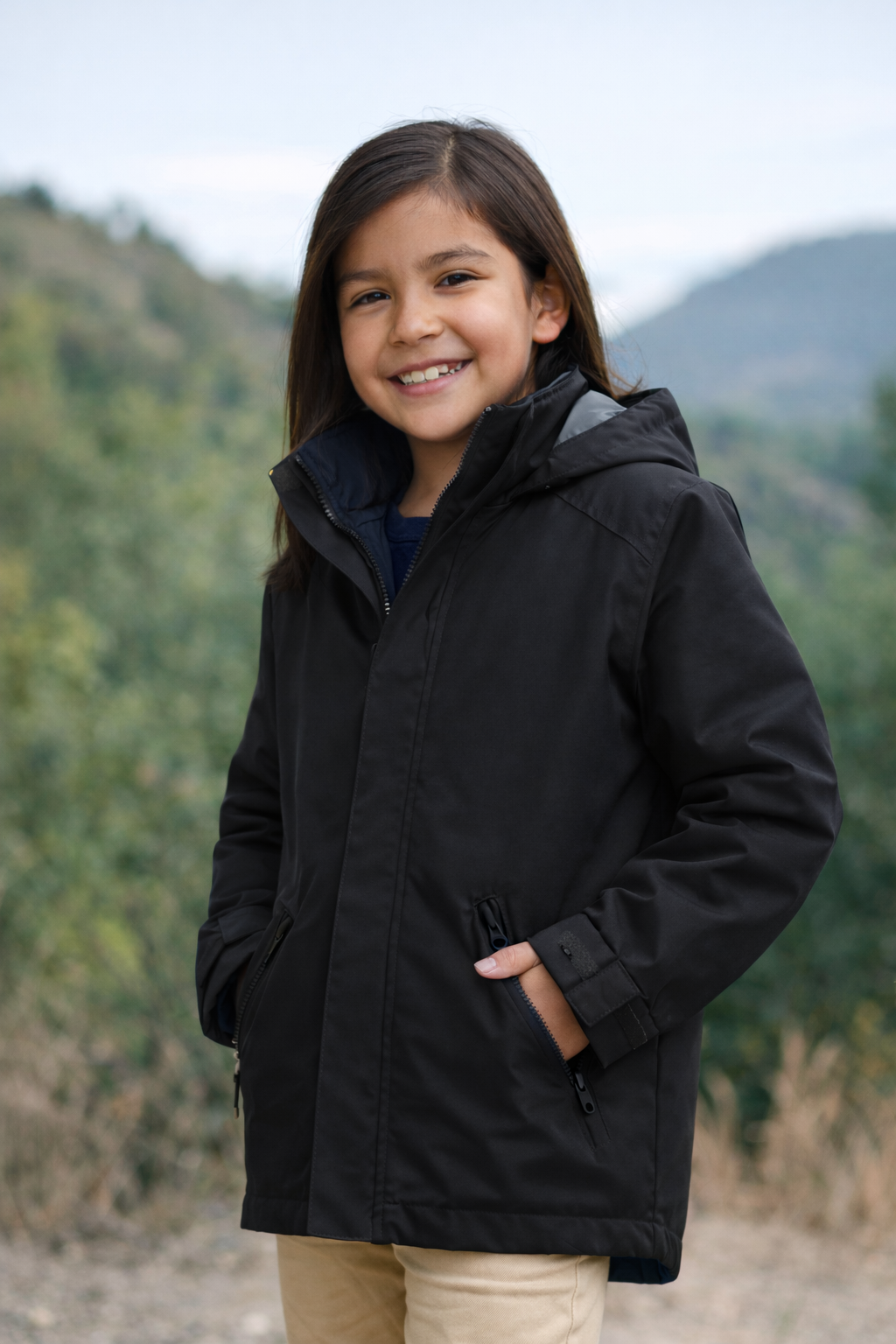 Parka Impermeable Europa Niño/Niña Acolchada