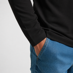 Polera Manga Larga Hombre 3XL 100% Algodón Premium