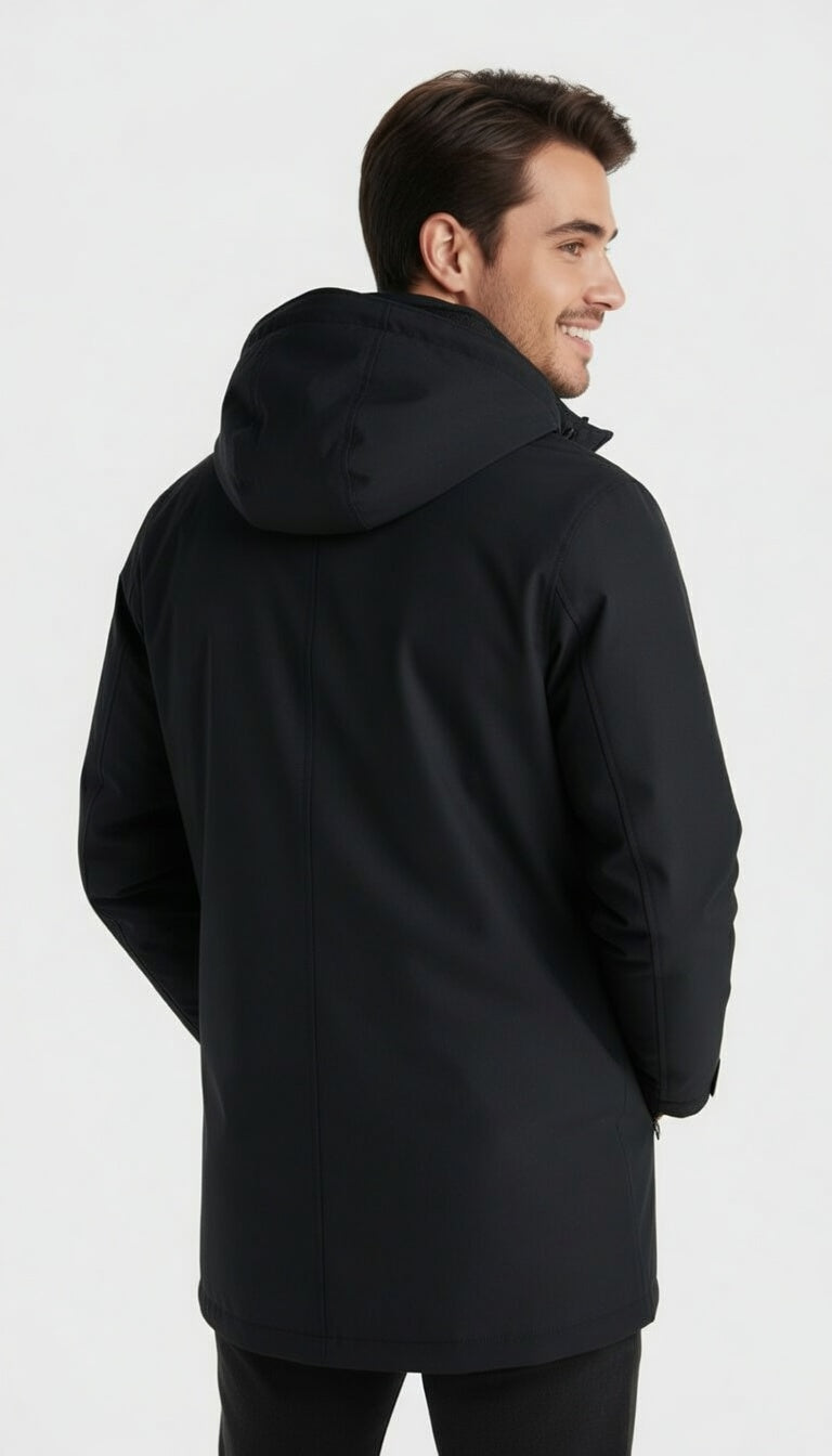 Parka Hombre Impermeable Cortavientos America Tallas S-3xl
