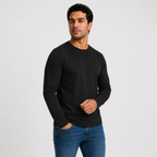 Polera Manga Larga Hombre 3XL 100% Algodón Premium