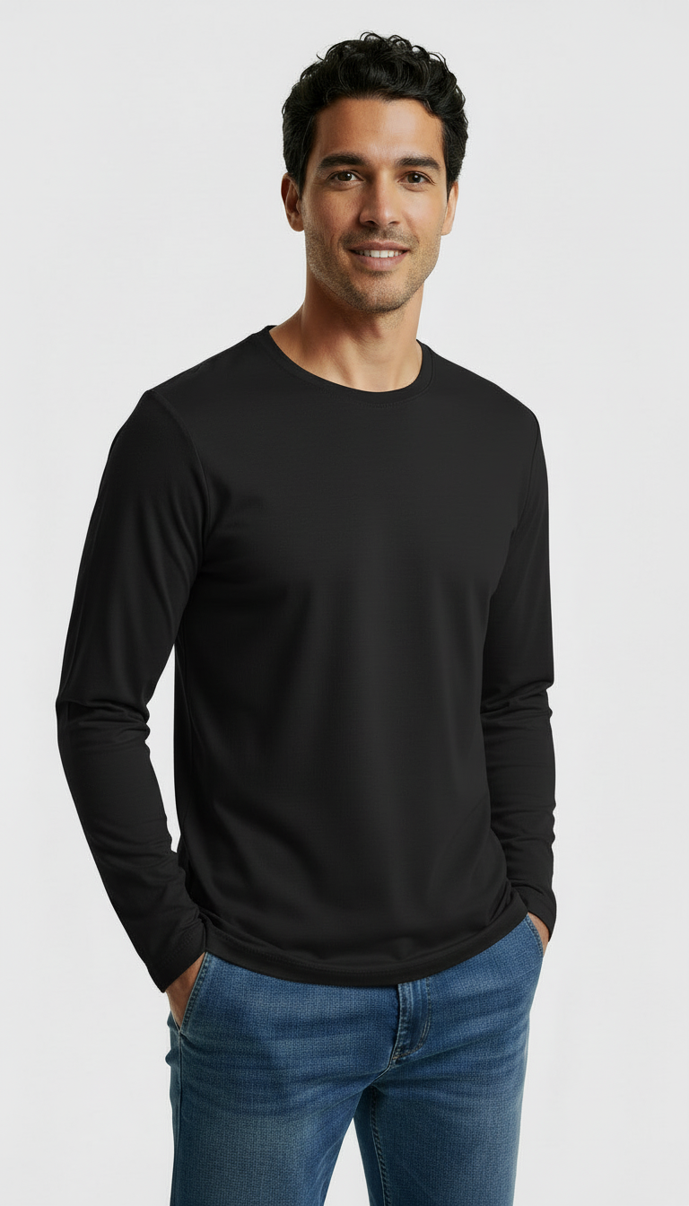 Polera Hombre Premium 100% Algodón M/L Tallas S-2xl