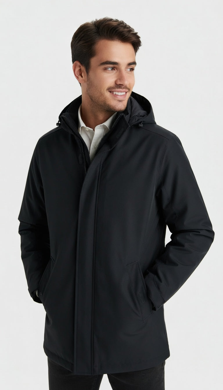 Parka Hombre Impermeable Cortavientos America Tallas S-3xl
